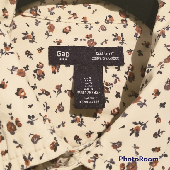 GAP floral button down shirt - Picture 4 of 4